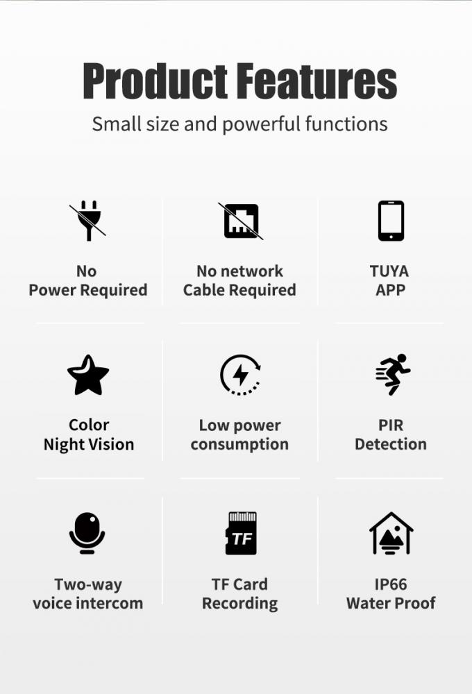Starlight Color Camera Starlight Color Night Vision 4G Solar Camera With 8M PIR Detection